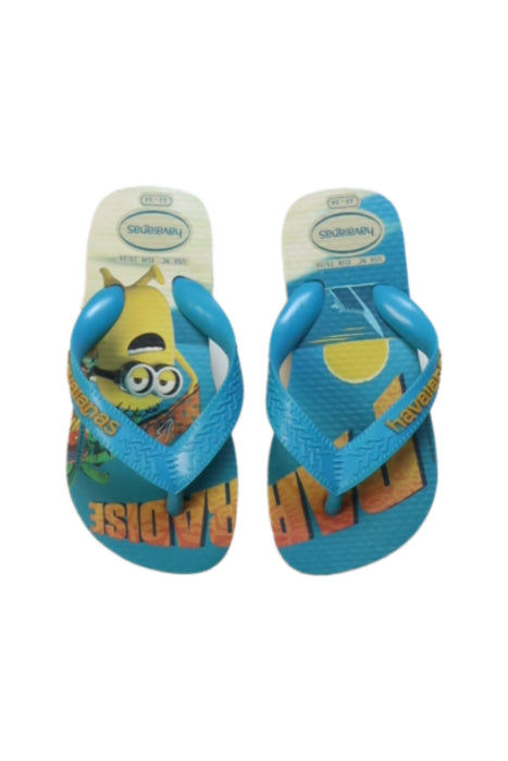 A Multicolour Flip Flops from Havaianas in size 3T for boy. (Back View)