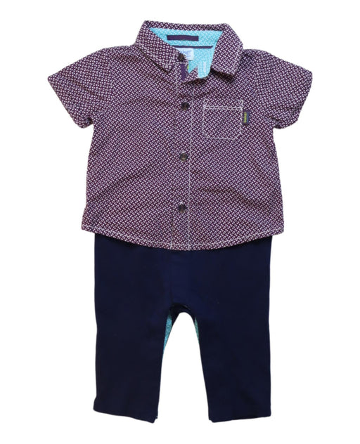 A Multicolour Short Sleeve Jumpsuits from Baker by Ted Baker in size 3-6M for boy. (Front View)