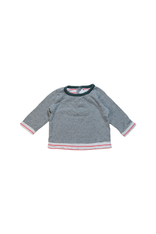 A Multicolour Long Sleeve T Shirts from Petit Bateau in size 3-6M for neutral. (Front View)