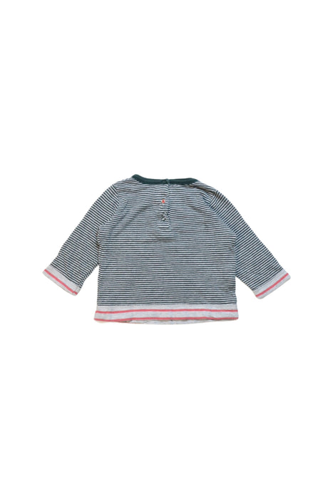 A Multicolour Long Sleeve T Shirts from Petit Bateau in size 3-6M for neutral. (Back View)