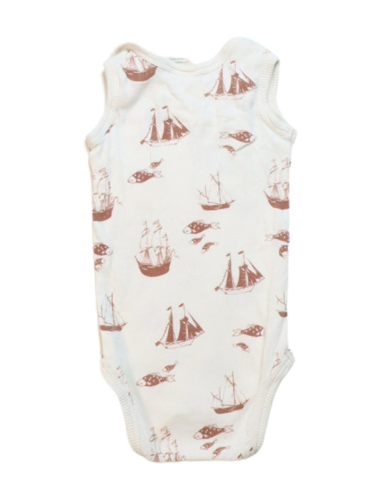 A Multicolour Sleeveless Bodysuits from Nature Baby in size 3-6M for neutral. (Back View)