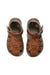 A Brown Sandals from Sun-San in size 3T for neutral. (Back View)
