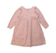 A Pink Long Sleeve Dresses from Bonton in size 4T for girl. (Back View)