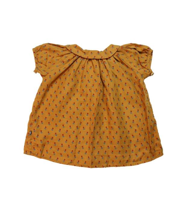 A Multicolour Short Sleeve Tops from Oeuf in size 4T for girl. (Back View)