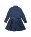 A Navy Long Sleeve Dresses from Ralph Lauren in size 4T for girl. (Back View)