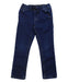 A Navy Casual Pants from Petit Bateau in size 4T for girl. (Front View)