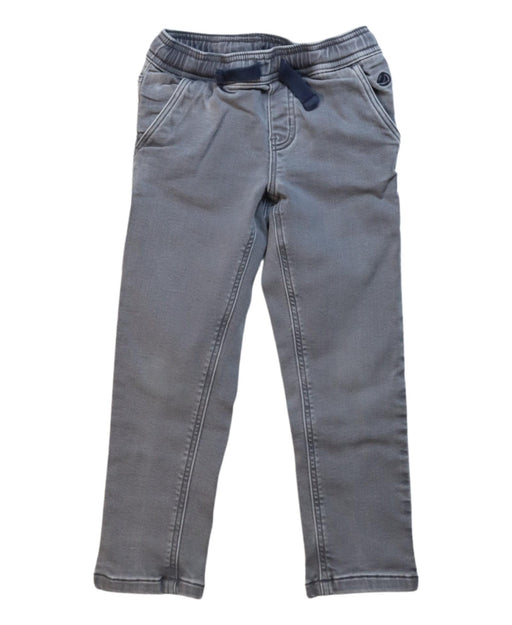 A Grey Casual Pants from Petit Bateau in size 4T for neutral. (Front View)