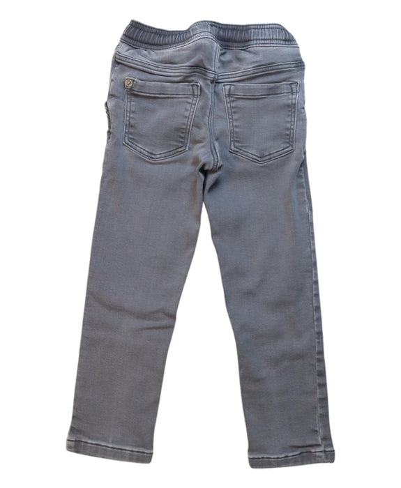 A Grey Casual Pants from Petit Bateau in size 4T for neutral. (Back View)