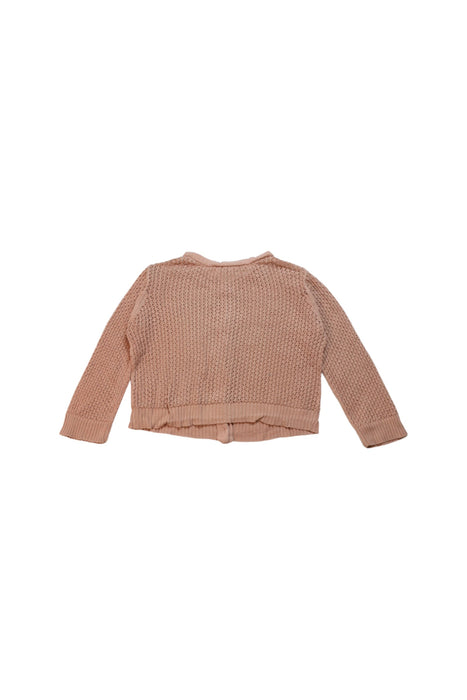 A Beige Cardigans from Bonpoint in size 3T for girl. (Back View)