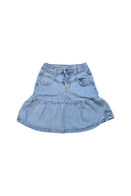 A Blue Short Skirts from Seed in size 6T for girl. (Front View)