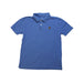 A Blue Short Sleeve Polos from Crewcuts in size 10Y for boy. (Front View)