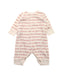 A White Long Sleeve Jumpsuits from Petit Bateau in size 0-3M for boy. (Back View)