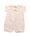 A White Short Sleeve Rompers from Petit Bateau in size 0-3M for girl. (Front View)