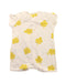 A White Short Sleeve Rompers from Petit Bateau in size 0-3M for girl. (Back View)