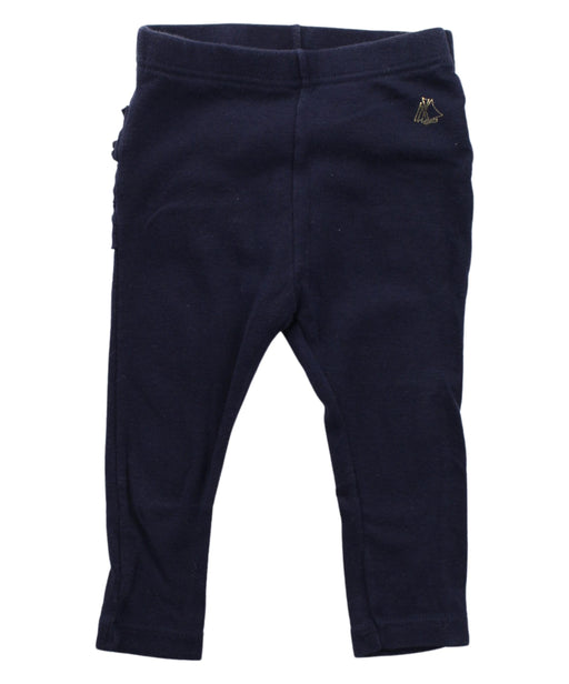 A Blue Leggings from Petit Bateau in size 3-6M for girl. (Front View)