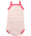 A Pink Sleeveless Bodysuits from Petit Bateau in size 0-3M for girl. (Back View)