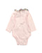A Pink Long Sleeve Bodysuits from Jacadi in size 3-6M for girl. (Back View)
