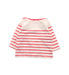 A Red Long Sleeve Tops from Jacadi in size 3-6M for girl. (Back View)