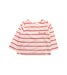 A White Long Sleeve T Shirts from Jacadi in size 3-6M for girl. (Front View)