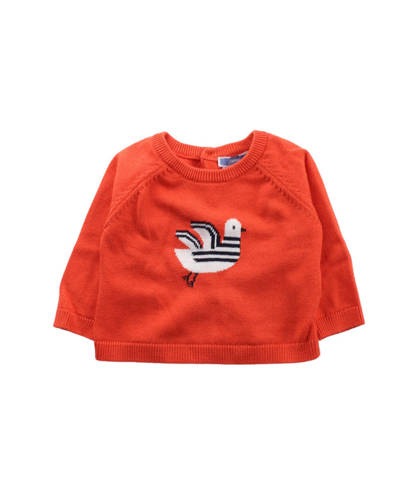 A Orange Knit Sweaters from Jacadi in size 3-6M for neutral. (Front View)