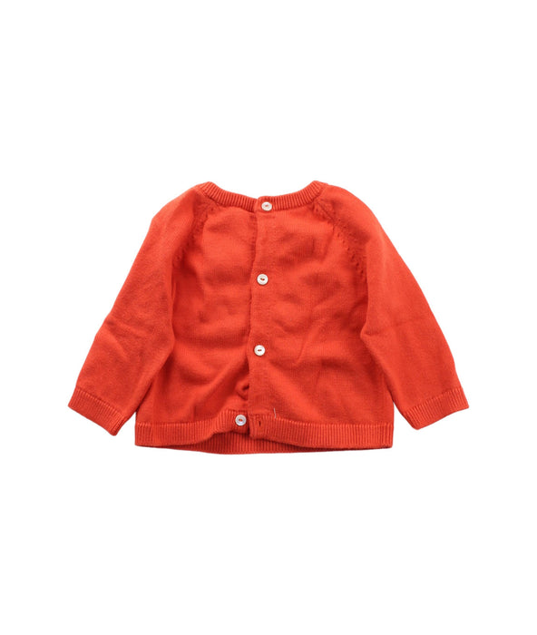 A Orange Knit Sweaters from Jacadi in size 3-6M for neutral. (Back View)
