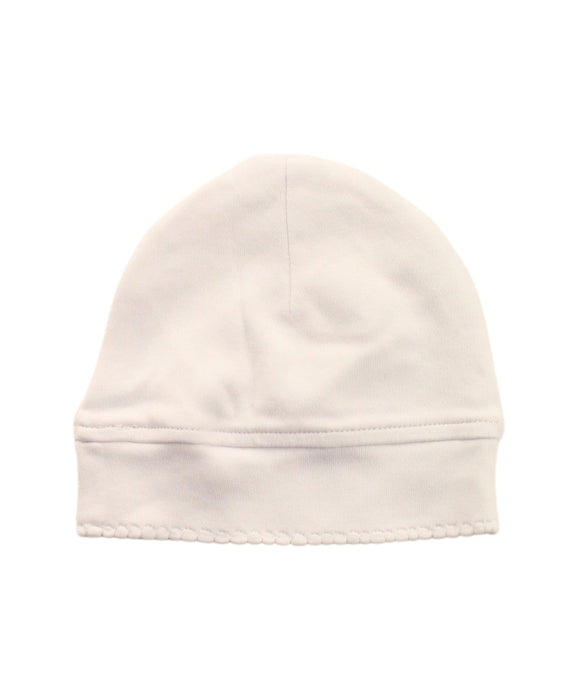 A White Beanies from Jacadi in size O/S for neutral. (Front View)