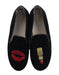 A Black Slip Ons from AKID in size 11Y for girl. (Back View)