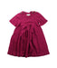 A Pink Short Sleeve Dresses from Monsoon in size 2T for girl. (Front View)