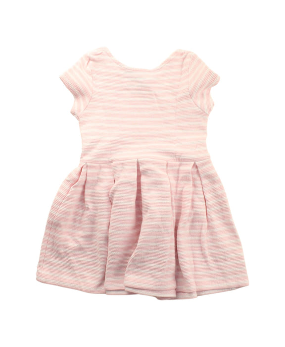 A Pink Short Sleeve Dresses from Polo Ralph Lauren in size 3T for girl. (Back View)