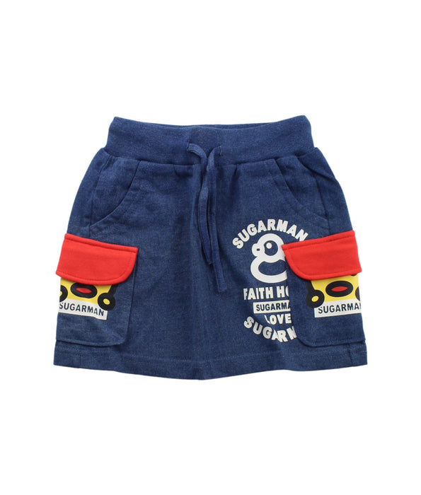 A Blue Short Skirts from Sugarman in size 3T for girl. (Front View)