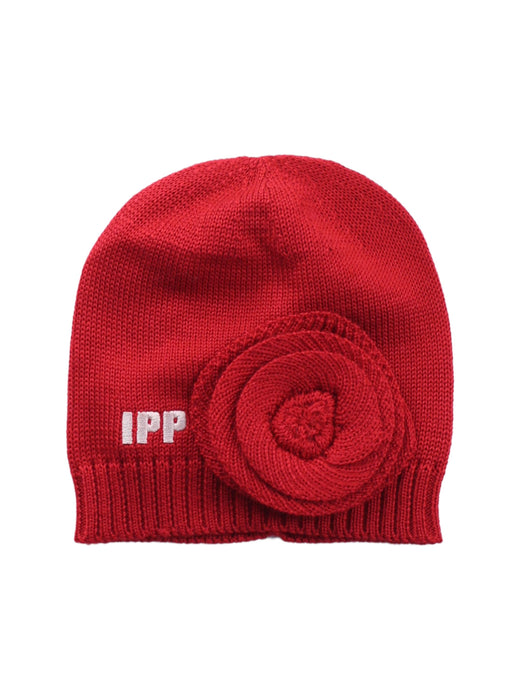 A Red Beanies from I Pinco Pallino in size O/S for girl. (Front View)