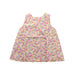 A Pink Sleeveless Dresses from Liberty London in size 6-12M for girl. (Front View)