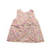 A Pink Sleeveless Dresses from Liberty London in size 6-12M for girl. (Back View)