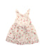 A White Sleeveless Dresses from Cyrillus in size 3T for girl. (Front View)