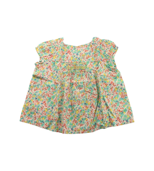 A Green Short Sleeve Dresses from Bonpoint in size 2T for girl. (Front View)