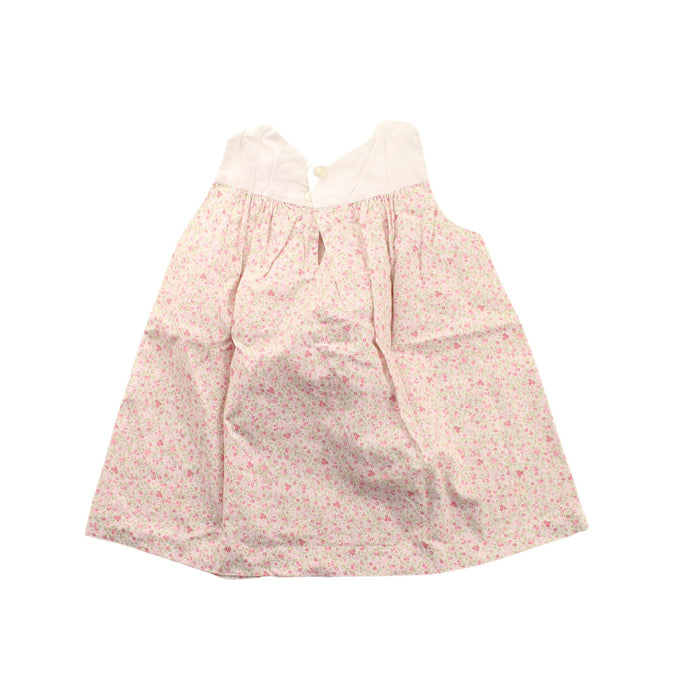 A White Sleeveless Dresses from Confiture in size 12-18M for girl. (Back View)