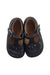 A Black Flats from Start-Rite in size 12-18M for girl. (Back View)