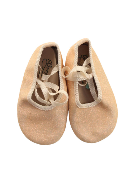 A Beige Flats from Bonpoint in size 12-18M for girl. (Back View)