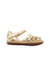 A White Sandals from UGG in size 18-24M for girl. (Front View)