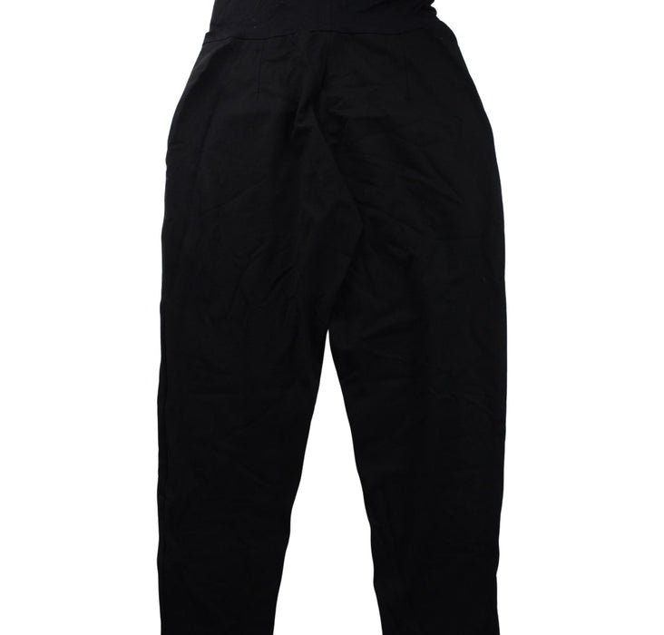 A Black Sweatpants from 010 Maternity in size S for maternity. (Back View)
