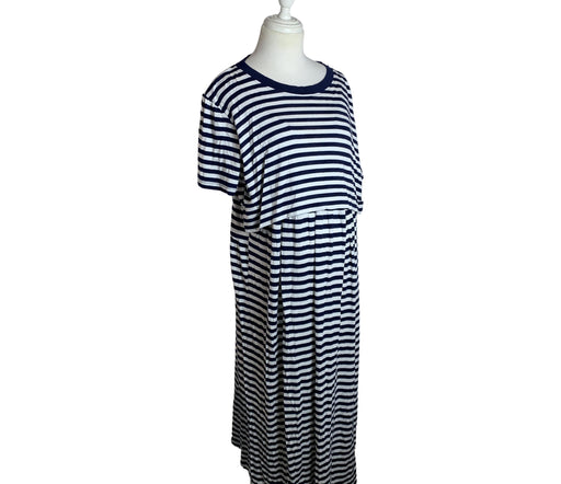 A White Short Sleeve Dresses from Seraphine in size XXL for maternity. (Front View)