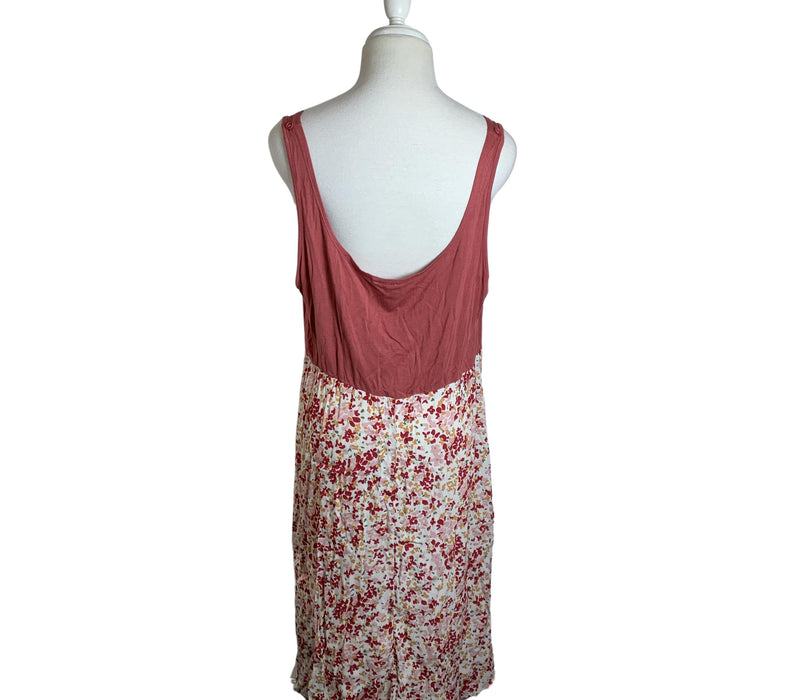 A Multicolour Sleeveless Dresses from Seraphine in size XL for maternity. (Back View)