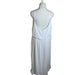 A Blue Sleeveless Dresses from Seraphine in size XL for maternity. (Back View)