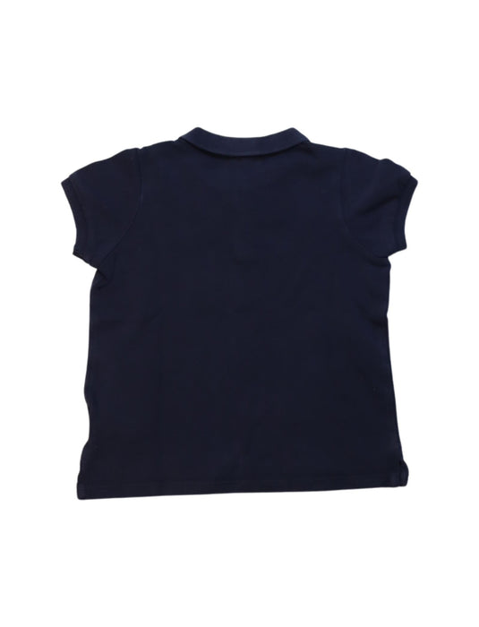 A Black Short Sleeve Polos from Seed in size 2T for girl. (Back View)
