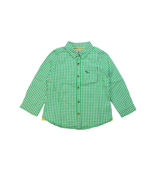 A Green Long Sleeve Shirts from Cath Kidston in size 2T for boy. (Front View)