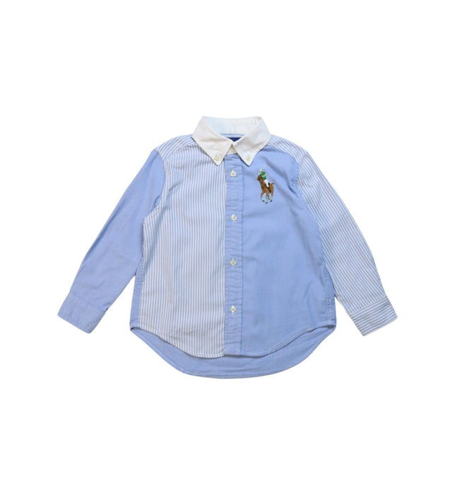 A Multicolour Long Sleeve Shirts from Ralph Lauren in size 2T for boy. (Front View)
