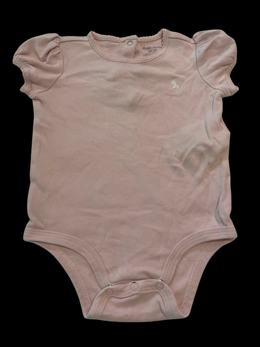 A Pink Bodysuits from Ralph Lauren in size 6-12M for girl. (Front View)