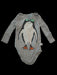 A Grey Long Sleeve Bodysuits from Stella McCartney in size 3-6M for neutral. (Front View)