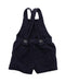 A Blue Overall Shorts from 1 + in the family in size 0-3M for boy. (Back View)