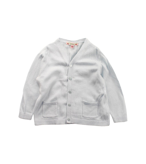A White Cardigans from Bonpoint in size 12-18M for boy. (Front View)
